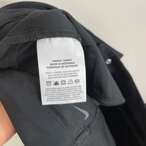 Nike Tour Water Repel Women's Slim-Fit Golf Pants Black Classic Size M - Picture 13 of 14